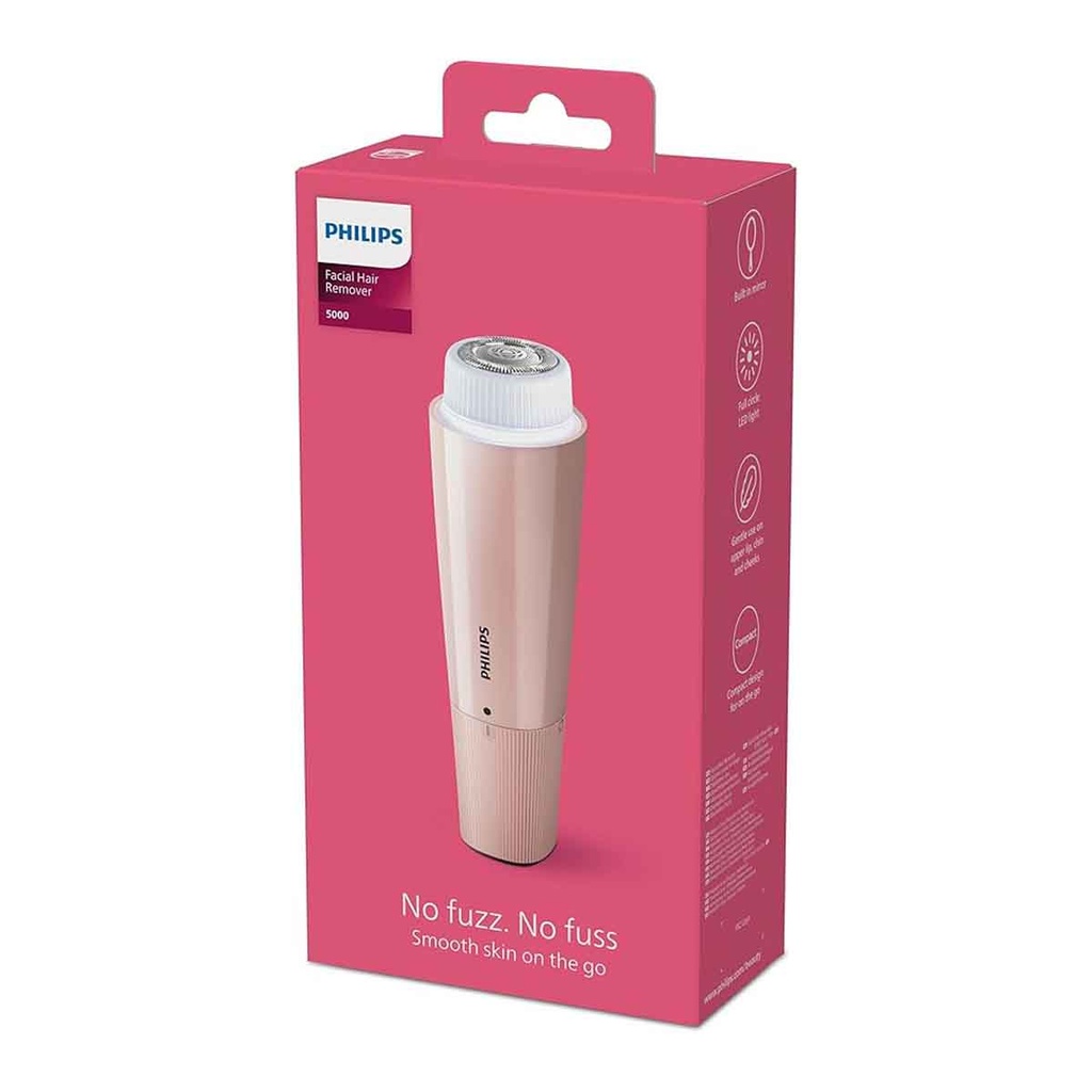PHILIPS FACIAL HAIR REMOVER MINI 5000 NO FUZZ NO FUSS 1