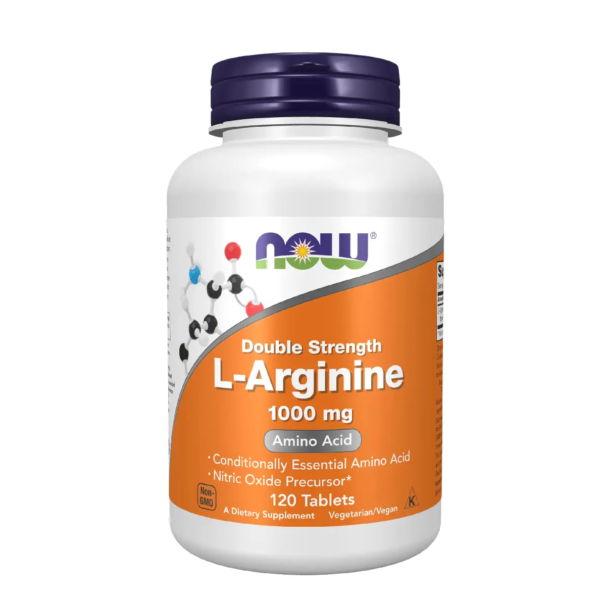 [733739000354] Now L-Arginine 1000mg Amino Acid 120 Tablets