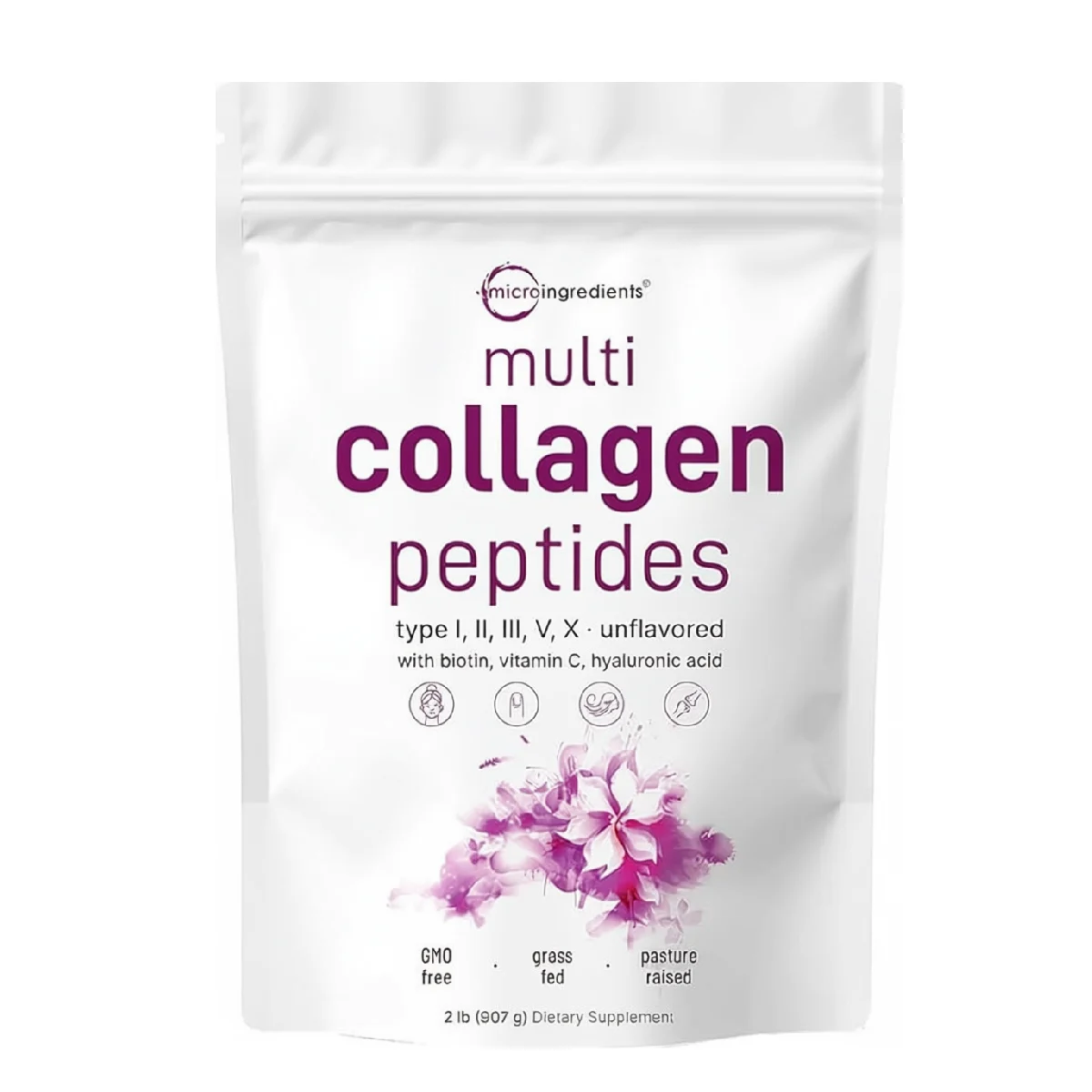 [850015616495] Micro Ingredients Multi Collagen Peptide 907 g