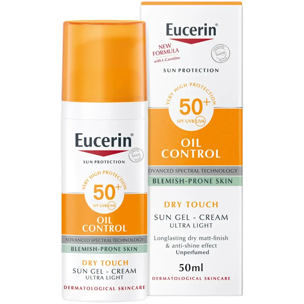 [4005800119361] Eucerin Oil Control Sun Protection SPF 50+ Sun Gel Creme Ultra-Léger 50ml