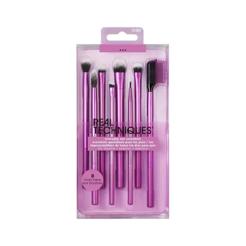 [079625019919] Real Techniques Everyday Eye Essentials 8-Piece Makeup Brush Set