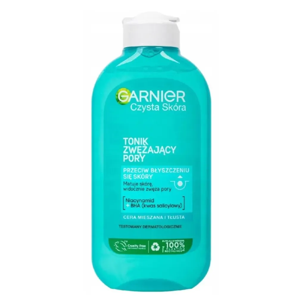[3600010018278] Garnier Czysta Skora Tonik Zwezajacy Pory  Niacynamid + BHA 200ml