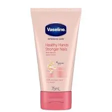 [8712561485524] Vaseline Intensive Care Healthy Hands & Stronger Nails Hand Cream with Keratin 75ml