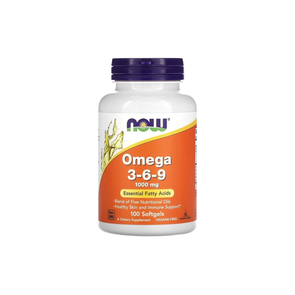 [733739018359] NOW Omega 3-6-9, 100 Softgels