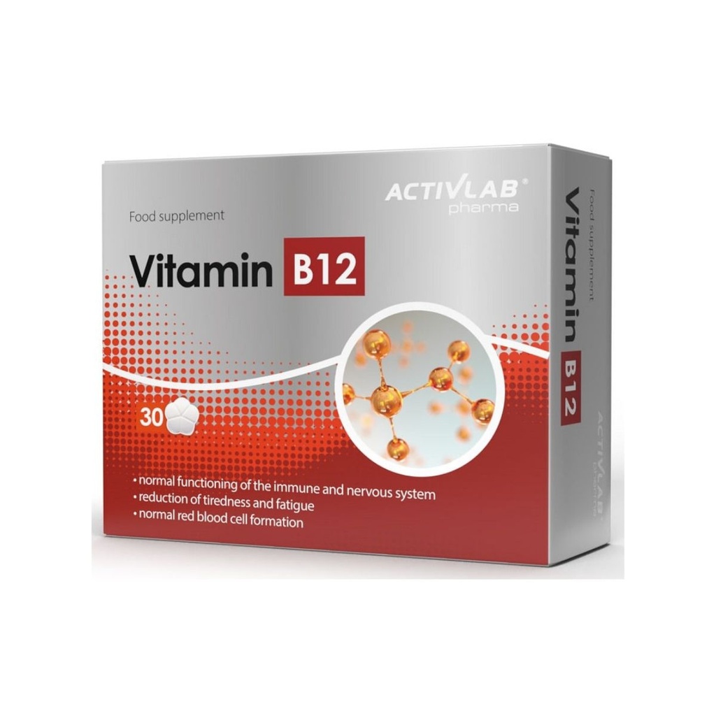 [5903260901184] Activlab Pharma Vitamin B12 - 500 µg ( 30 tablets )