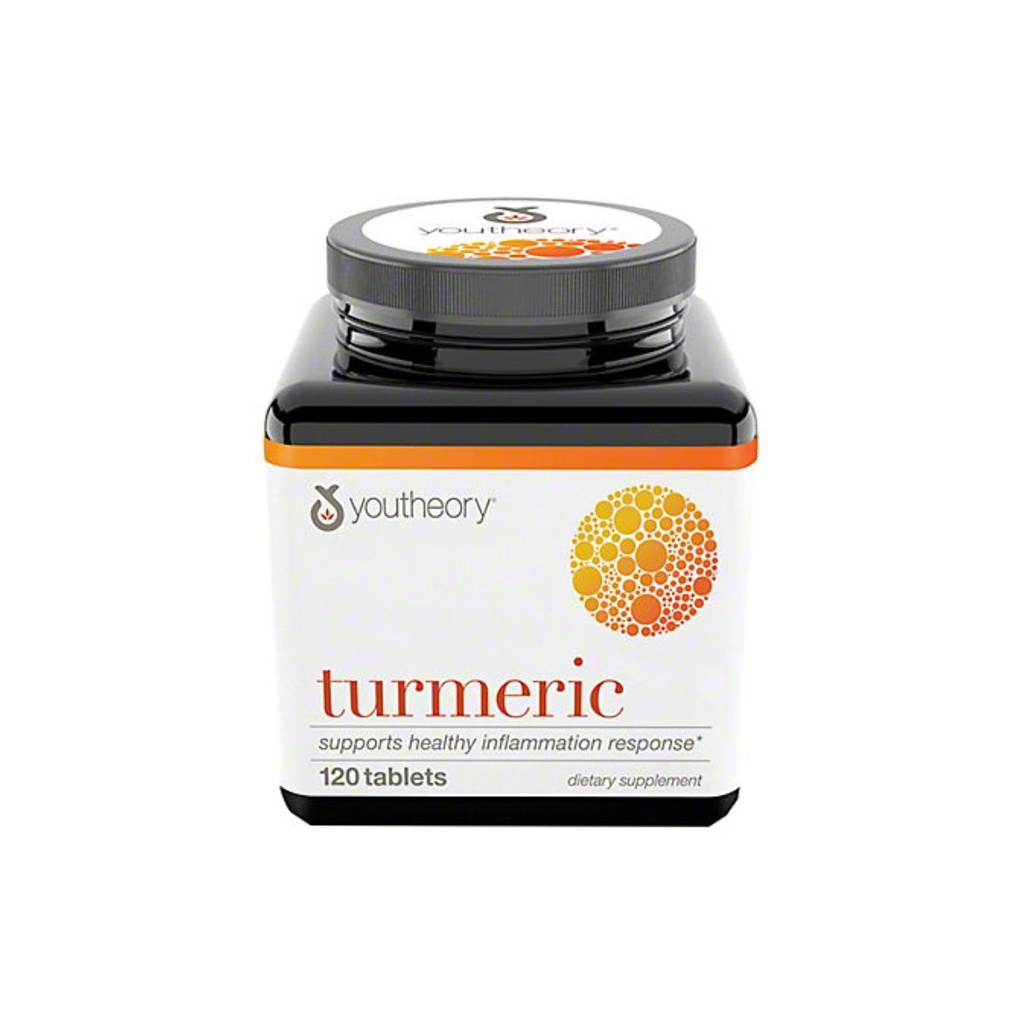 [853244003371] Youtheory Turmeric 120 Tablets