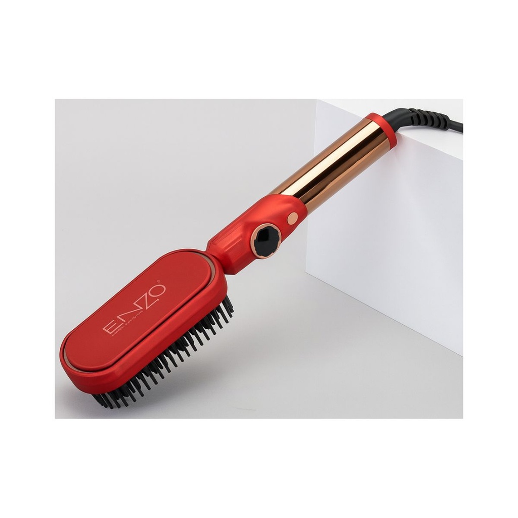 [6971312408676] Enzo Professional Red Keratin Hair Straightener