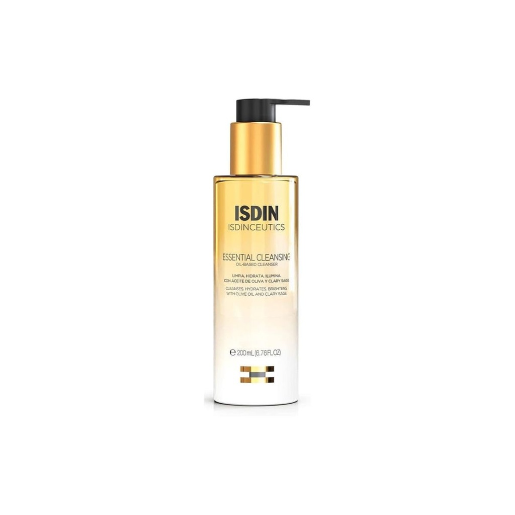 [8429420223783] ISDIN Isdinceutics Essential Cleansing Oil-Based Cleanser – 200 ml