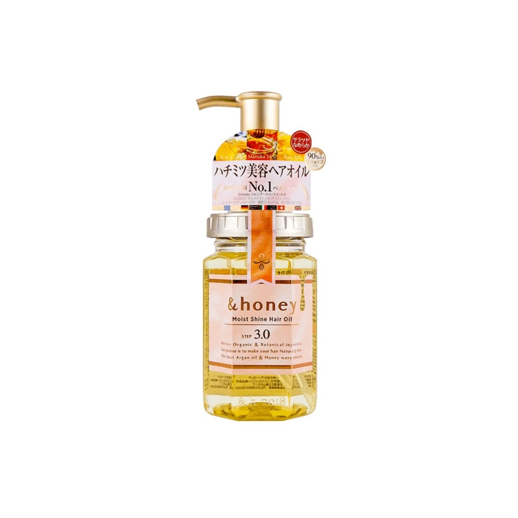 [4589546891502] &honey Moist Shine Hair Oil 100ml