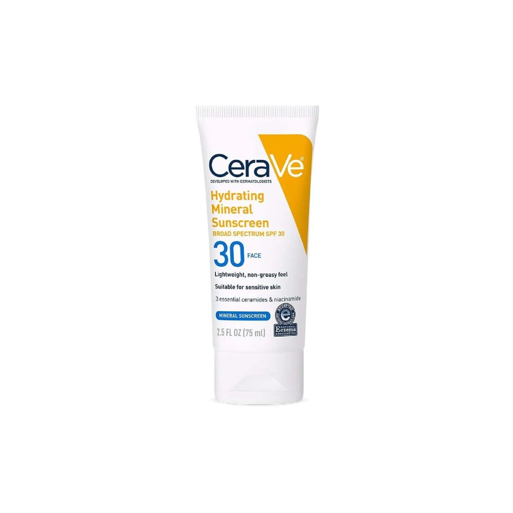 [3606000515031] CeraVe Hydrating Mineral Sunscreen SPF 30 - 75 ml
