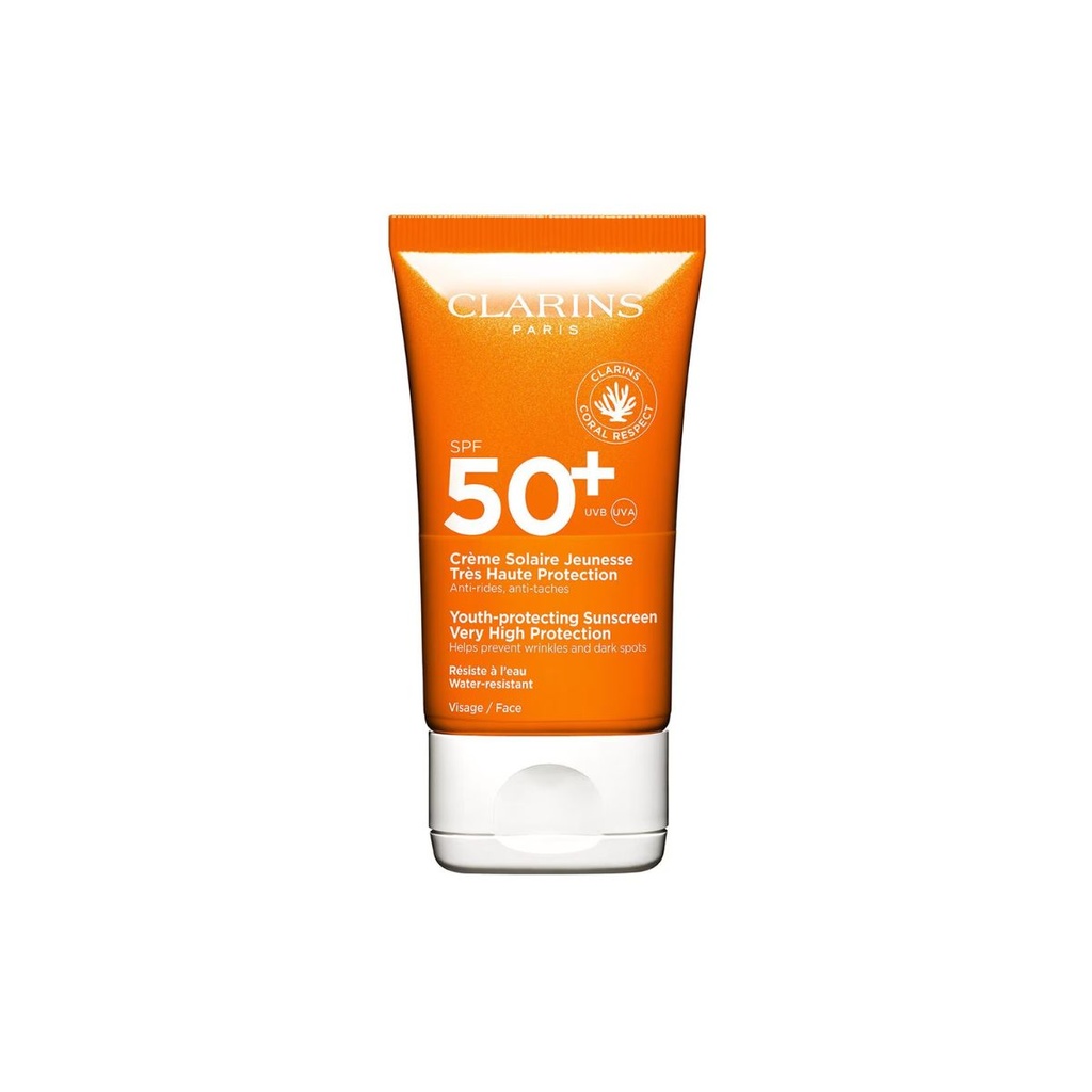 [3666057217340] Clarins Youth-Protecting Very High Protection Sunscreen SPF 50 – 50 ml