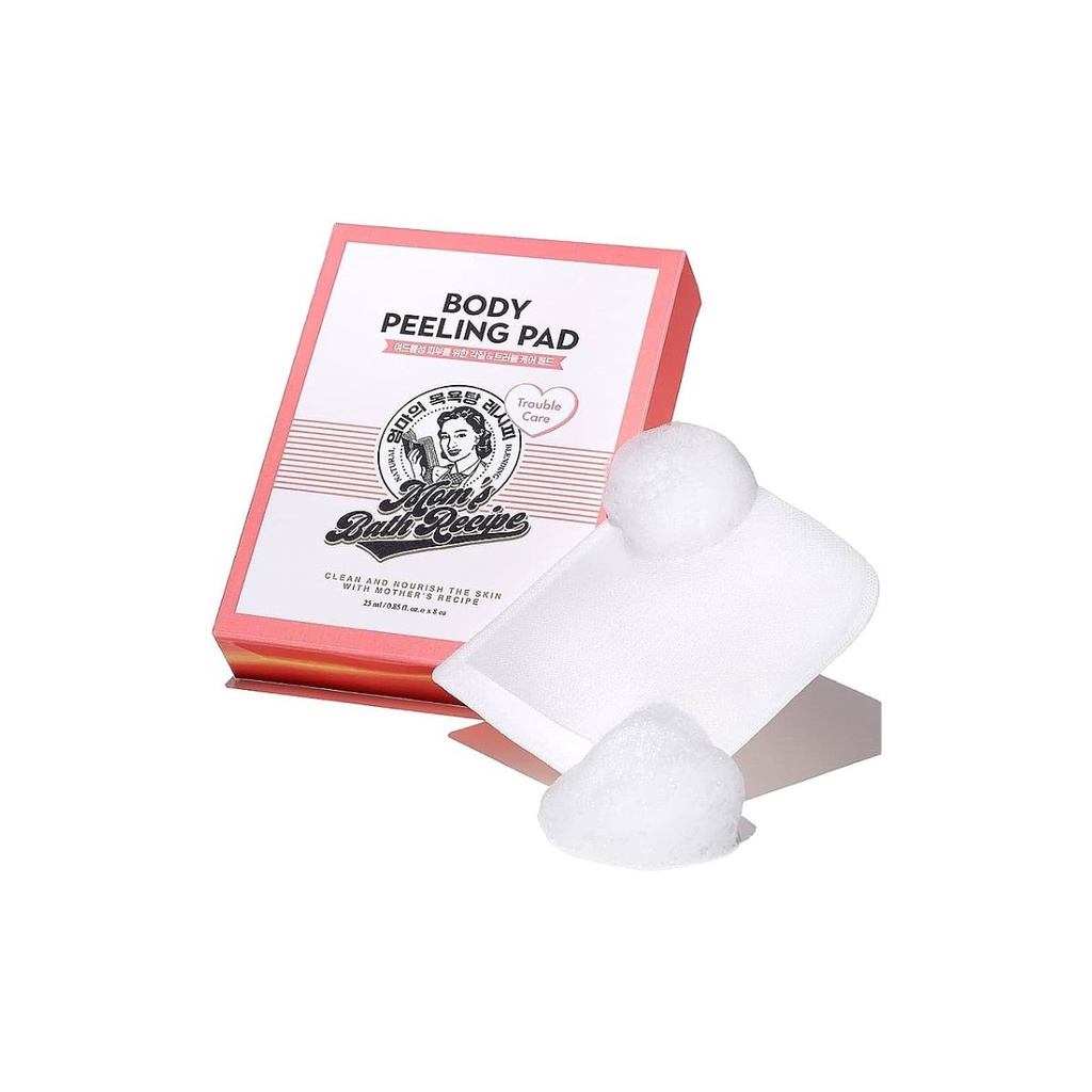 Mom's Bath Recipe Body Peeling Pad Trouble Care Pad 8 Sheets