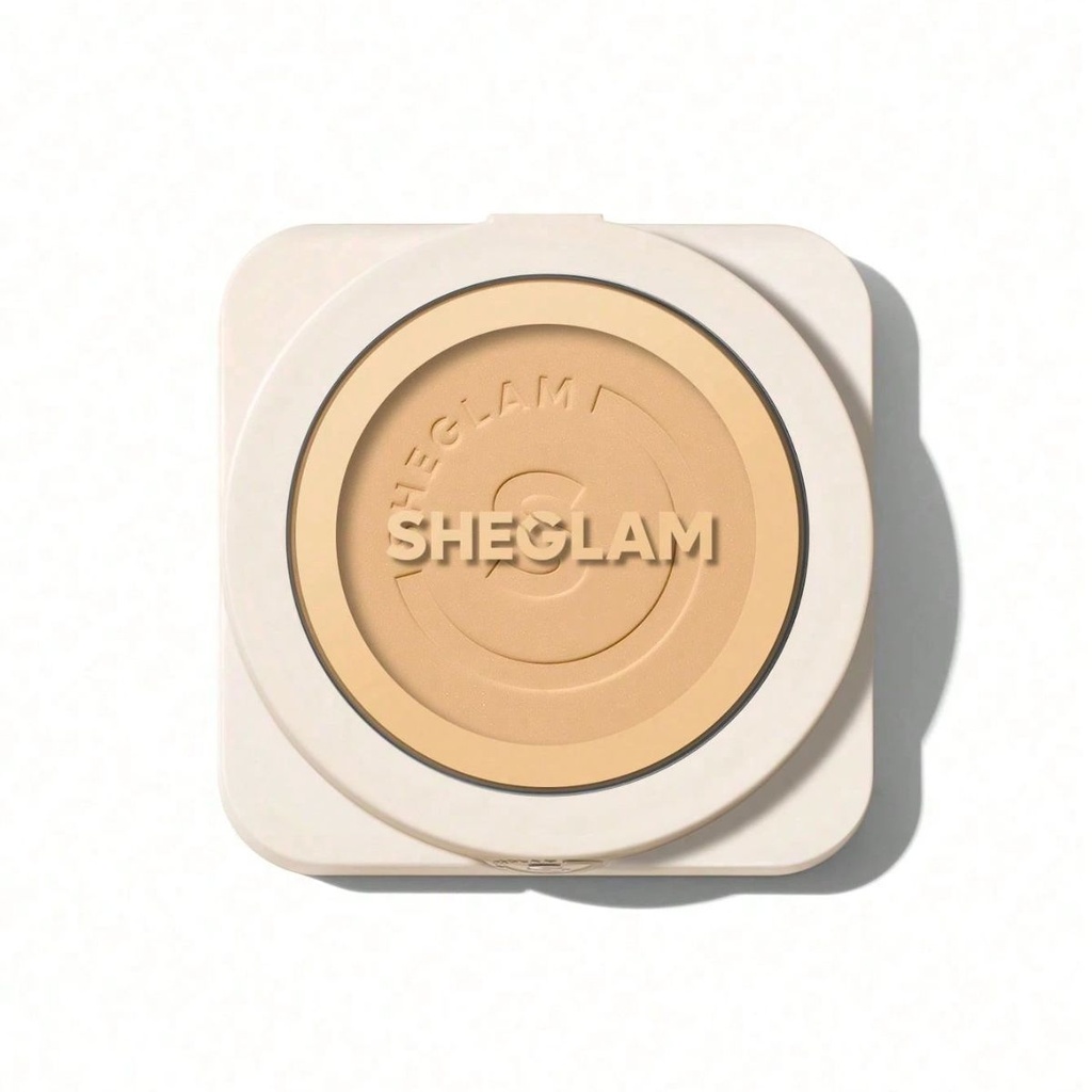[6973474682277] SHEGLAM Skin-Focus High Coverage Powder Foundation (Shell)