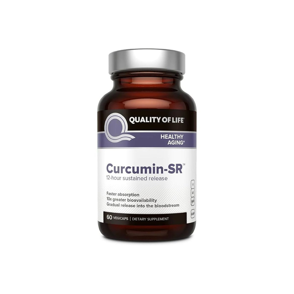 [812259003424] Quality of Life Curcumin-SR 60 Vegetarian Capsules
