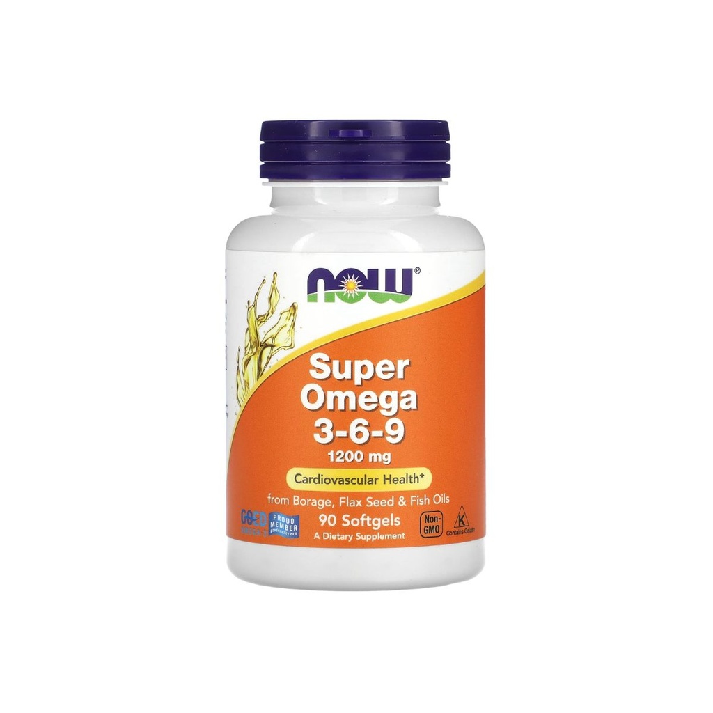 [733739018397] NOW Super Omega 3‑6‑9 – 90 Softgels