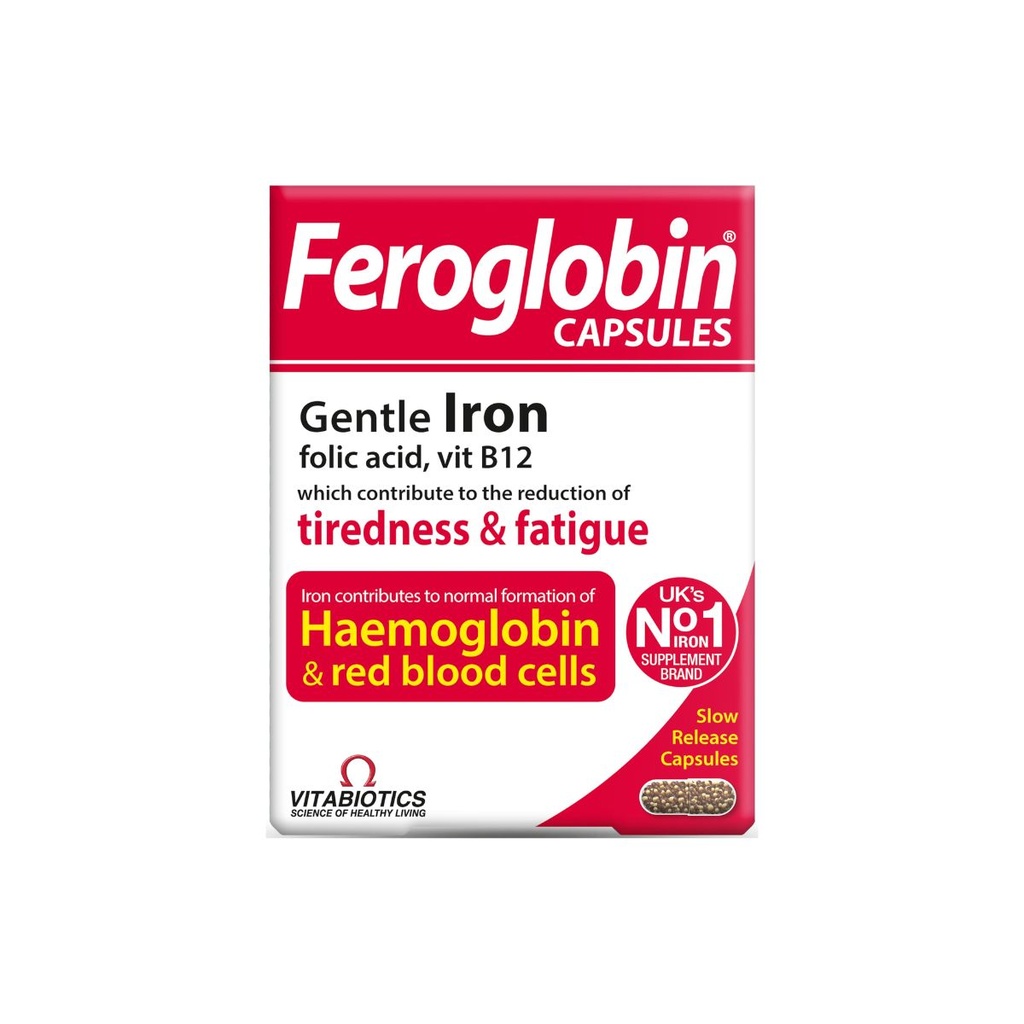 [5021265220076] Vitabiotics Feroglobin B12 - 30 Capsules