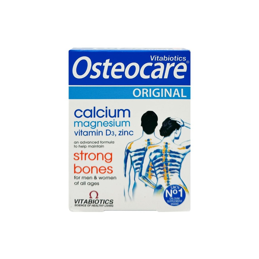 [5021265249282] Vitabiotics Osteocare Calcium & Vitamin D3 Supplement – 30 Tablets